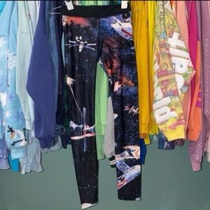 Disney parks x under armor heat gear Star Wars Galaxy Exercise leggings xs